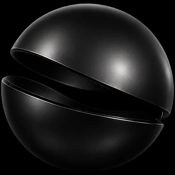 The Griotta sphere, open: the object state for bought now.